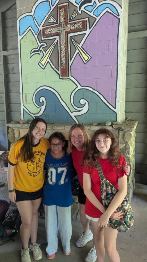 Amp at Camp COS Middle Schoolers at camp