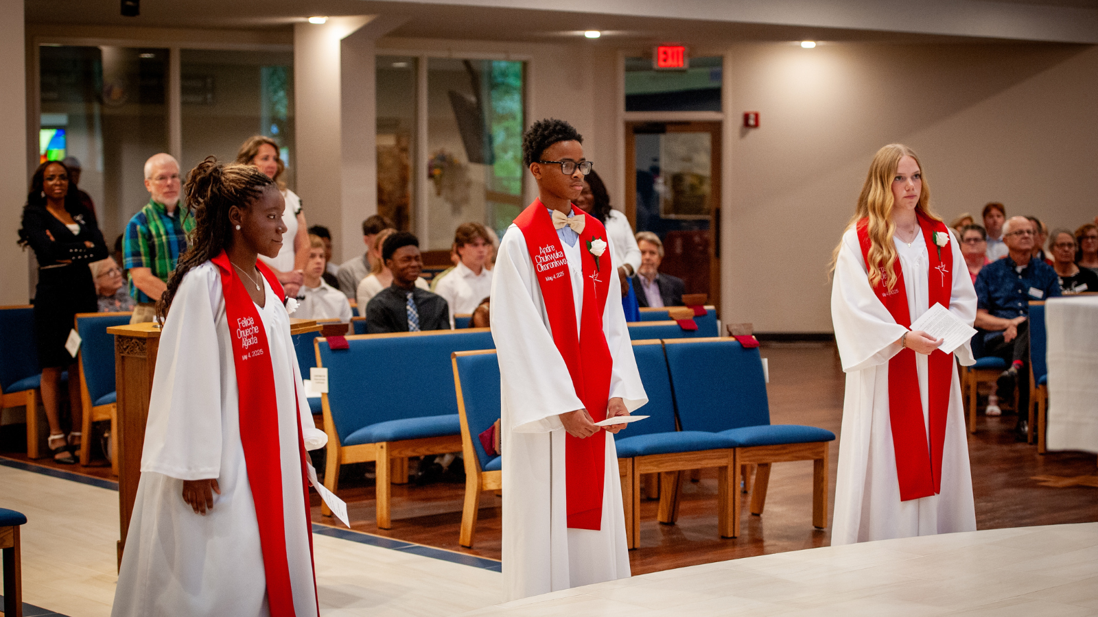 Our youth attend confirmation