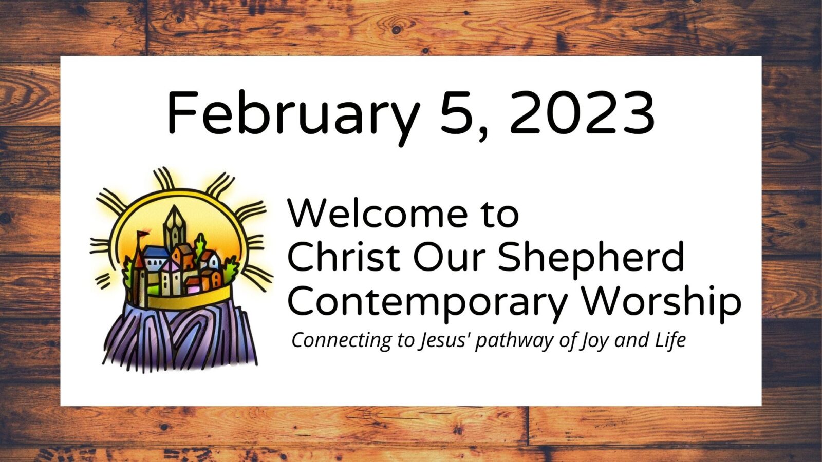 Matthew 5:13-16, February 5, 2023, Contemporary