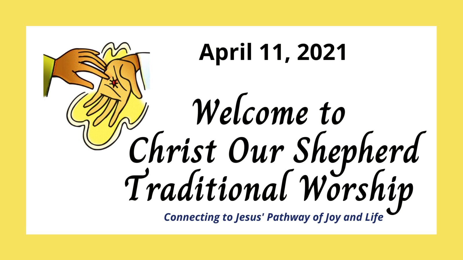 John 20:24-29, April 11, 2021 Traditional