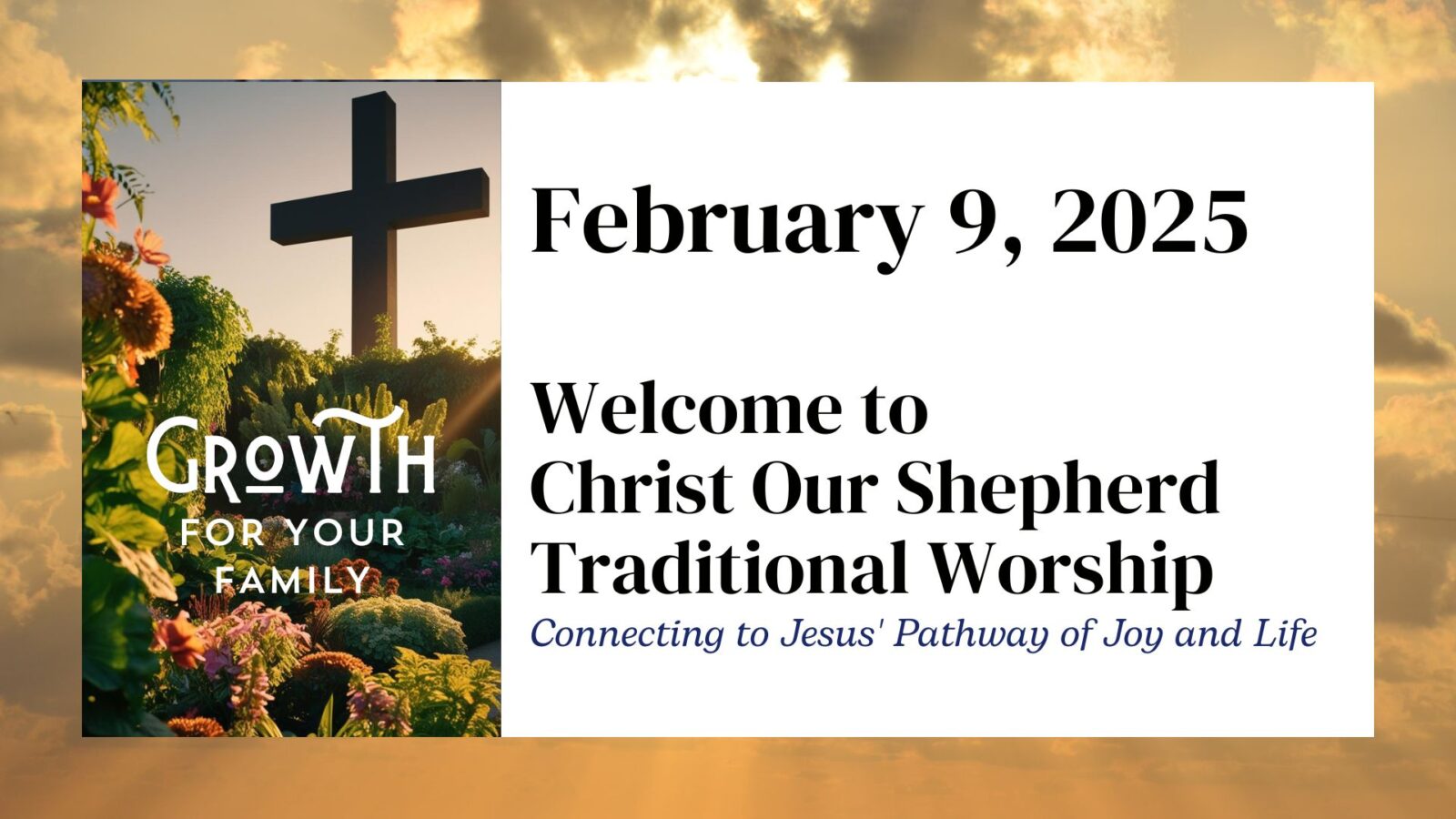 Grow Series Week 4, February 9, 2025, Traditional
