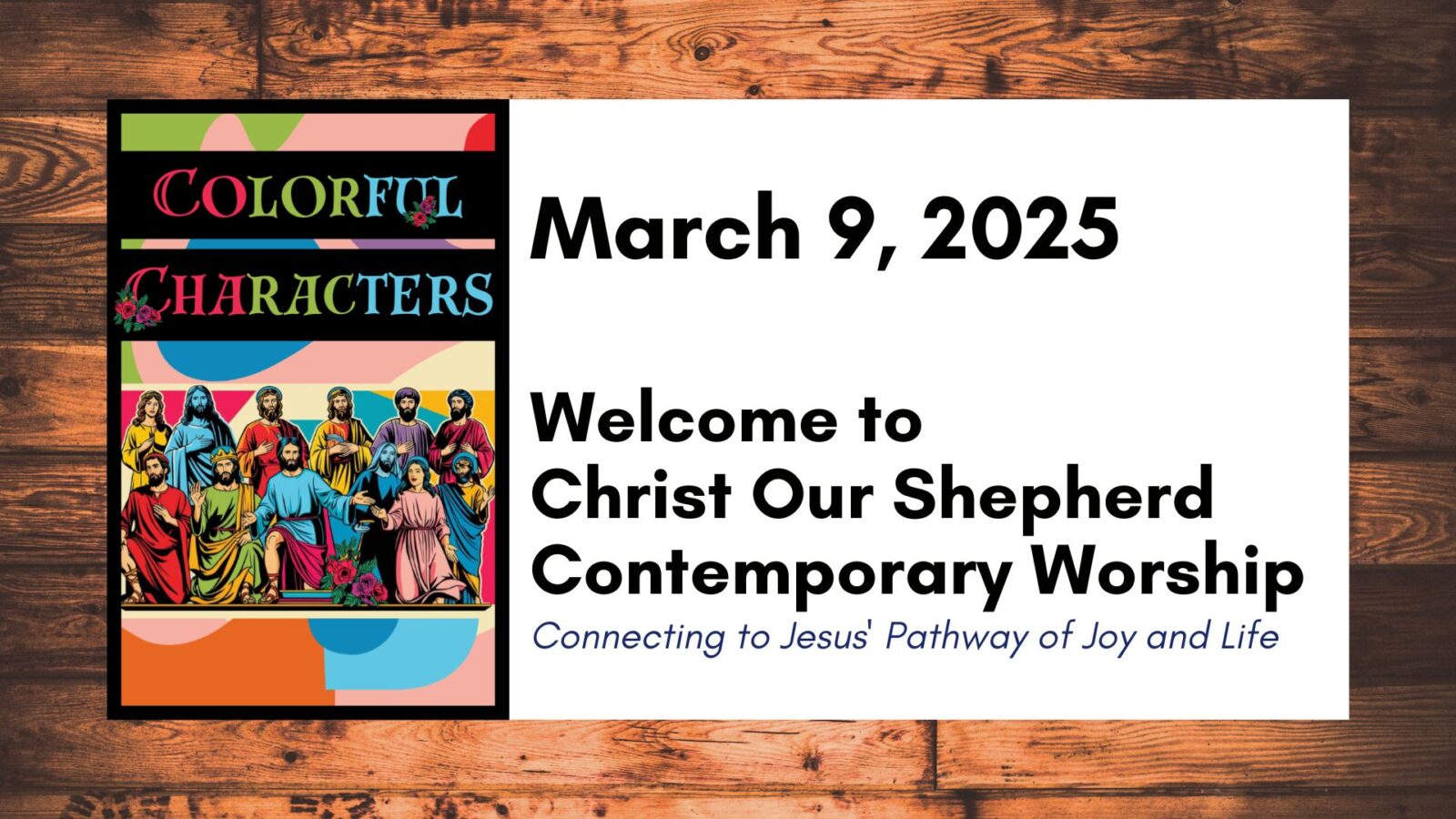 Colorful Characters: Thomas & Honesty, March 9, 2025, Contemporary