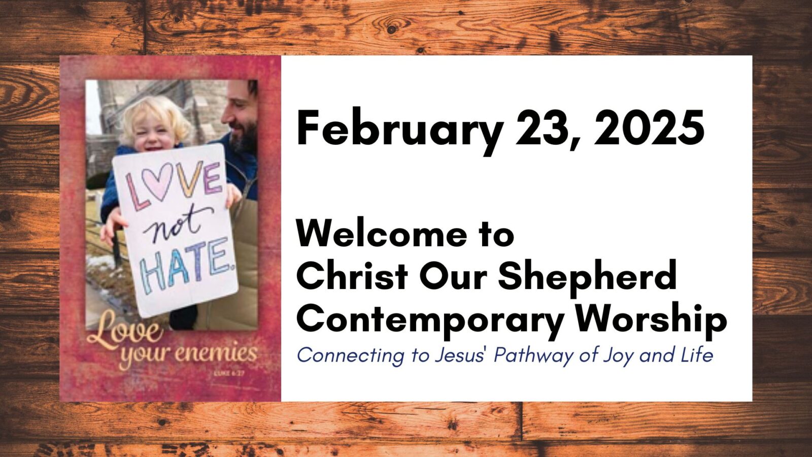 Forgiveness, February 23, 2025, Contemporary