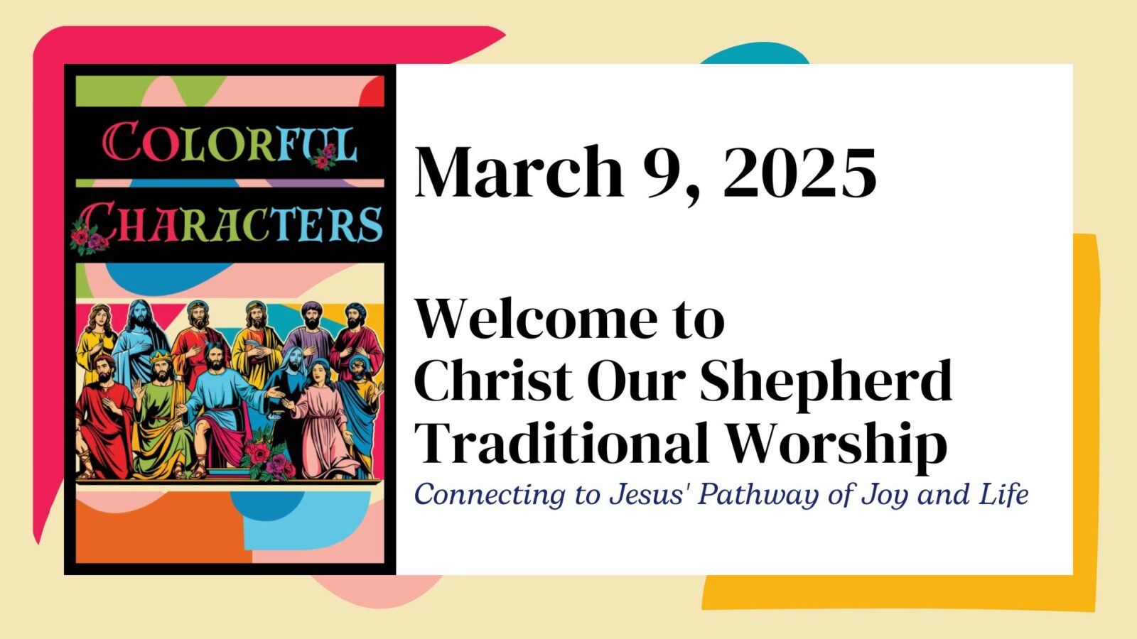 Colorful Characters: Thomas & Honesty, March 9, 2025, Traditional