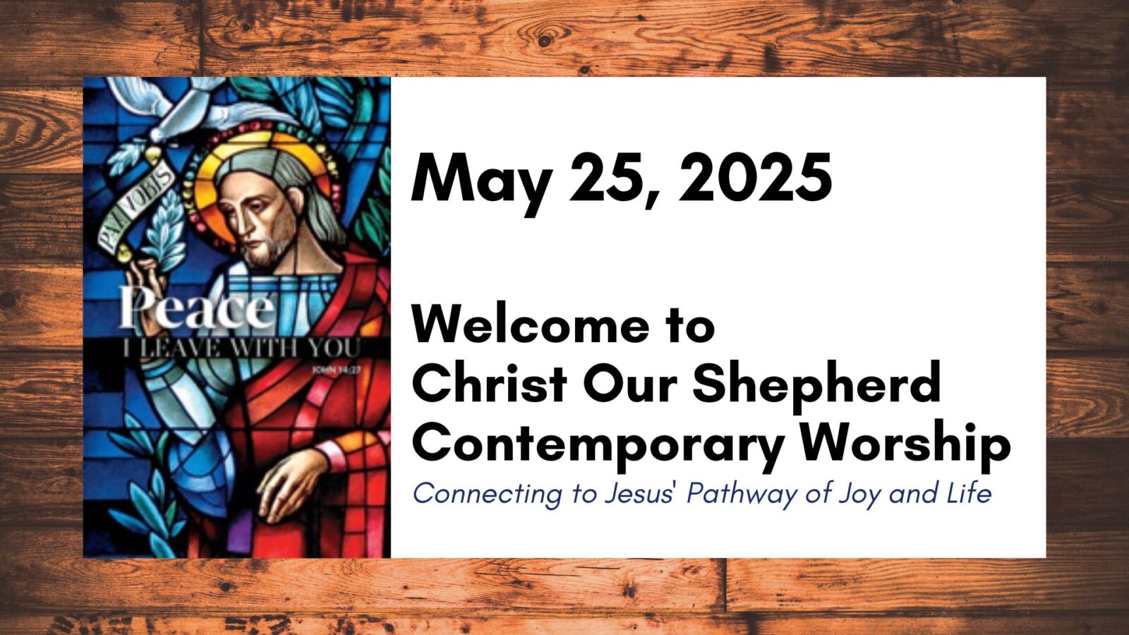 Grace That Won't Let Go, May 25, 2025, Contemporary