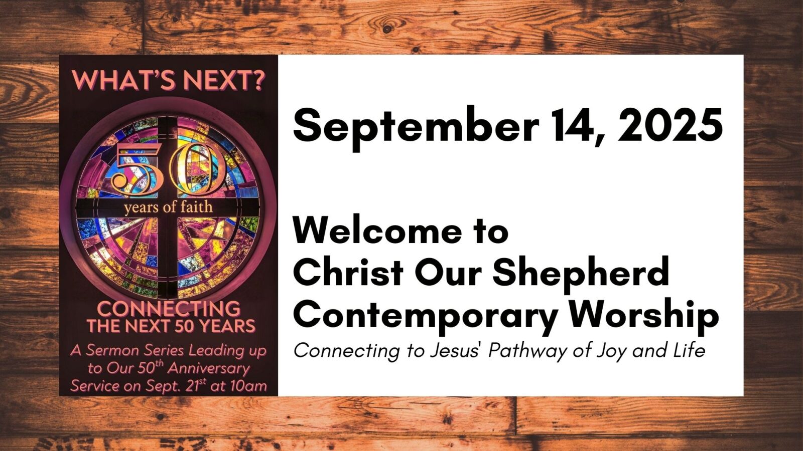 What's Next: Celebrating Generosity, September 14, 2025, Contemporary