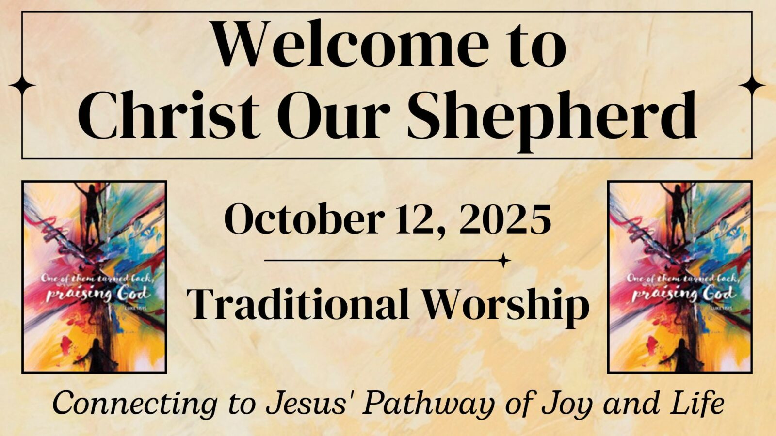 Turned Around By Grace, October 12, 2025, Traditional Worship