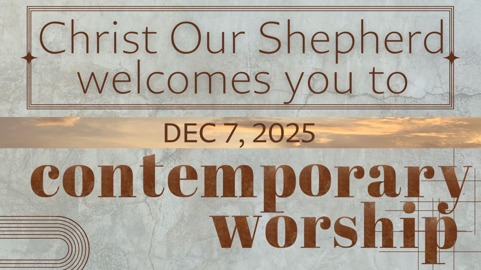 Why Do We Light Advent Candles?, December 7, 2025, Contemporary Worship