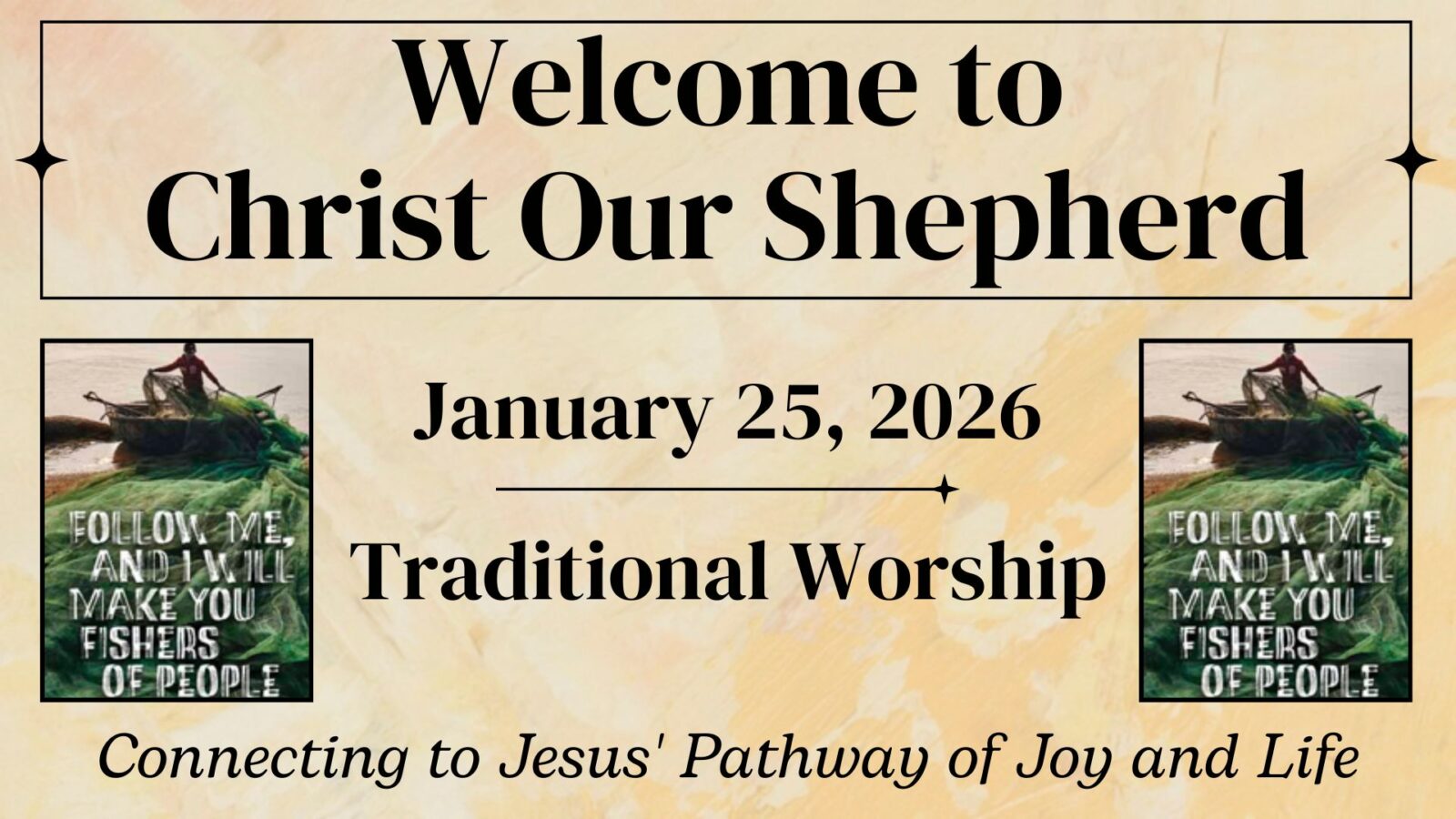 Seeking Justice, January 25, 2026, Traditional Worship