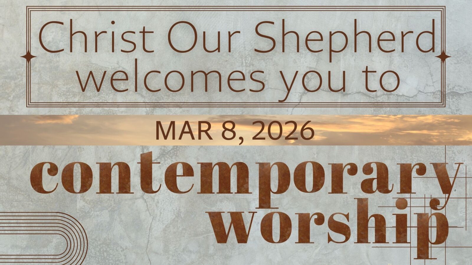 Knowing Our Story, March 8, 2026, Contemporary Worship