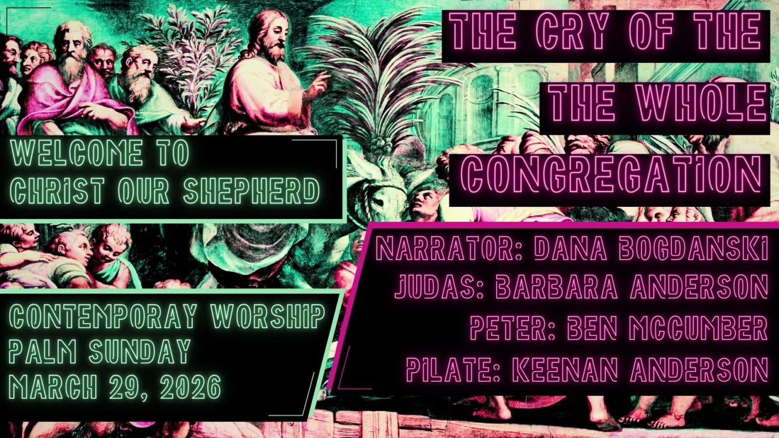 The Cry of the Whole Congregation, March 29, 2026, Contemporary Worship