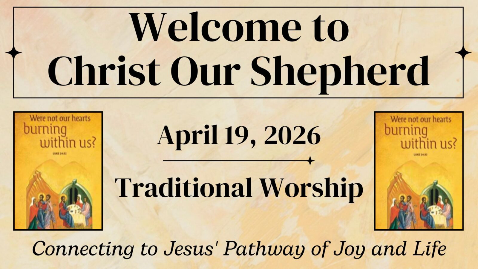 Faster or Easter, April 5, 2026, Traditional Worship