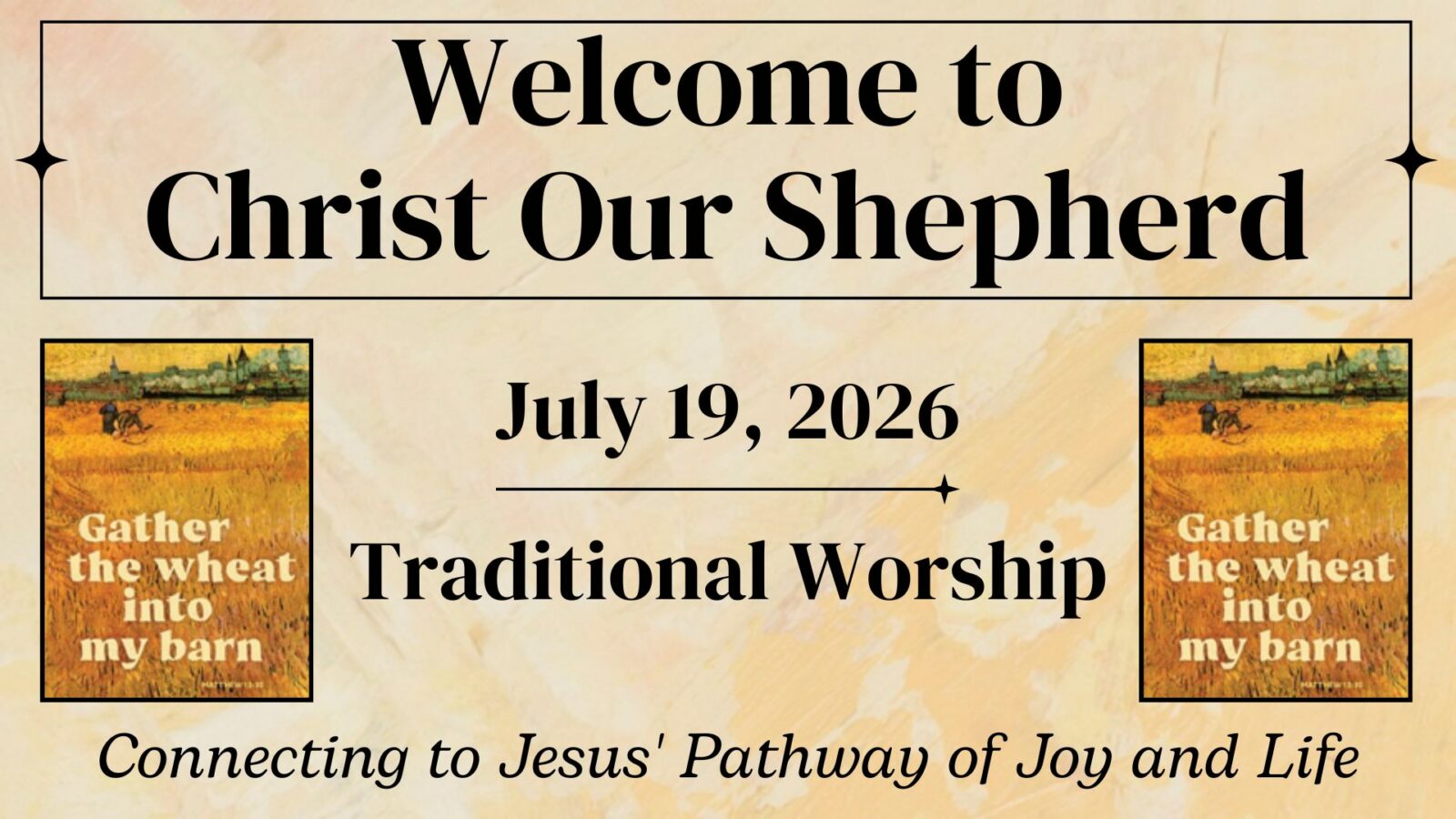 It's a Tiger!, July 19, 2026, Traditional Worship
